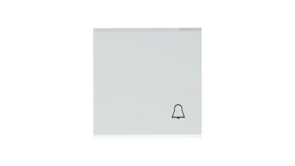 LUMINA2 Tast med klokkesymbol hvid WL6010