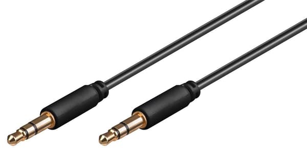 MicroConnect 3,5 mm (3-polet, stereo) minijack-kabel 3,5 mm minijack-kabel han-han