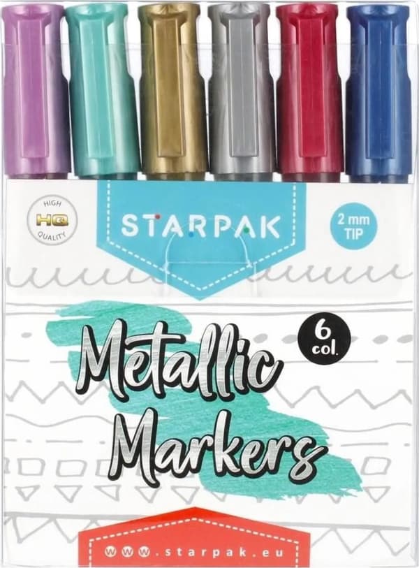 MARKER METALC OKR 6COL STK WB 12/72