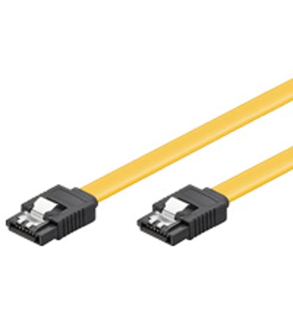 Goobay SATA - SATA, 0.5m, Gul (95021)