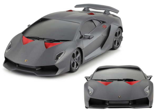 RC-urheiluauto 1:18 kauko-ohjattava Lamborghini Sesto Elemento harmaa