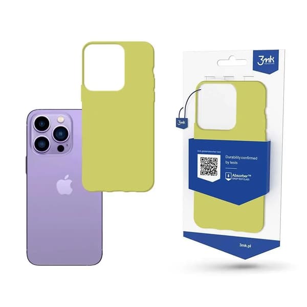 3mk Matt Case -sarjan kuori iPhone 14 Pro Maxille - Limenvihreä