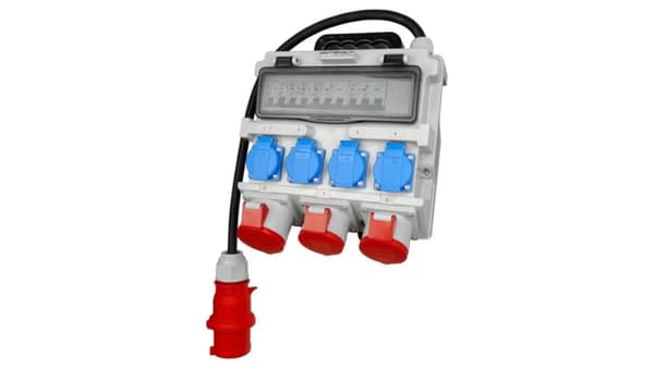 Rakennuskeskus TR-S 32A 2x16A 4x230V Schuko Doktorvolt 7273
