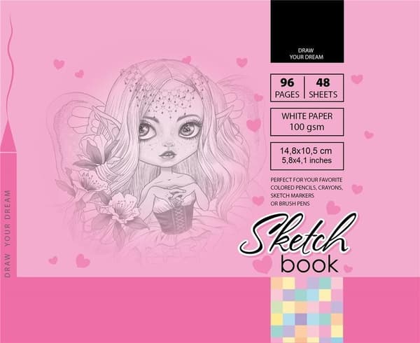 Skizseblok 148x105/96K 100g TW FRESH
