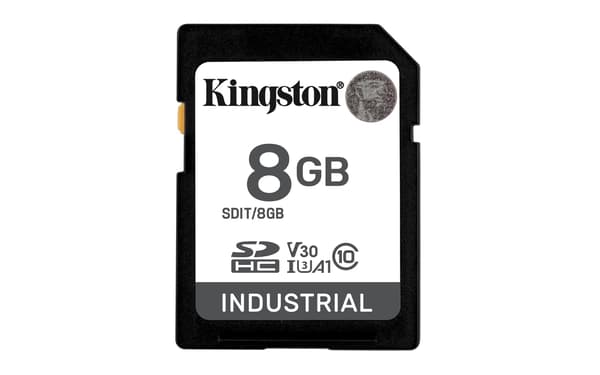 Kingston industriellt SD-kort - SDHC UHS-I - 8 GB