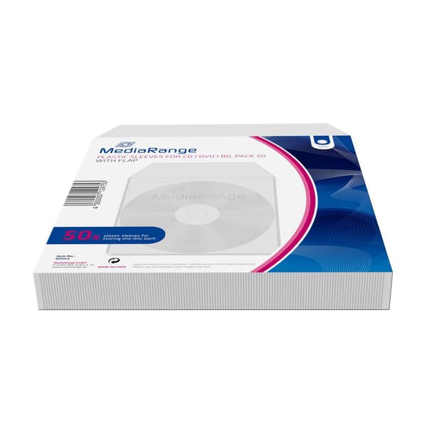 MediaRange kuvert för CD/DVD, 50 stycken (BOX64)