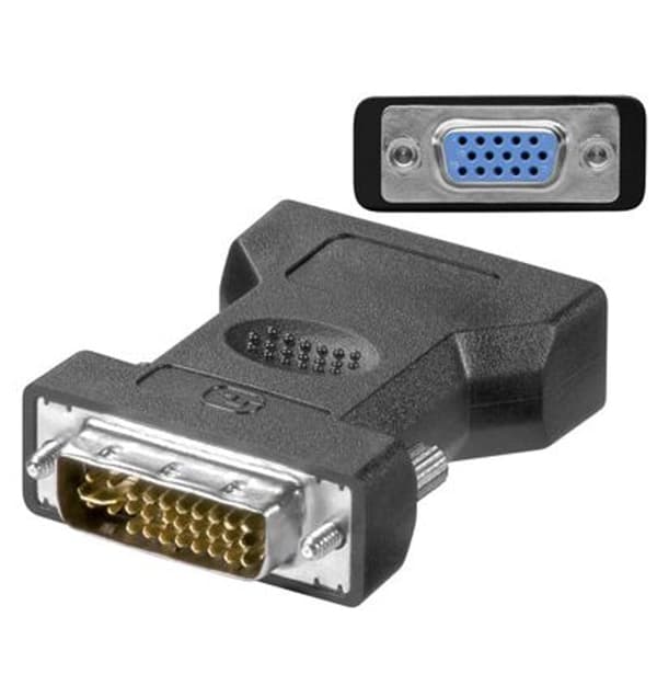 MicroConnect-sovitin DVI-I 24+5 - HD15 M-F 500 kpl/laatikko