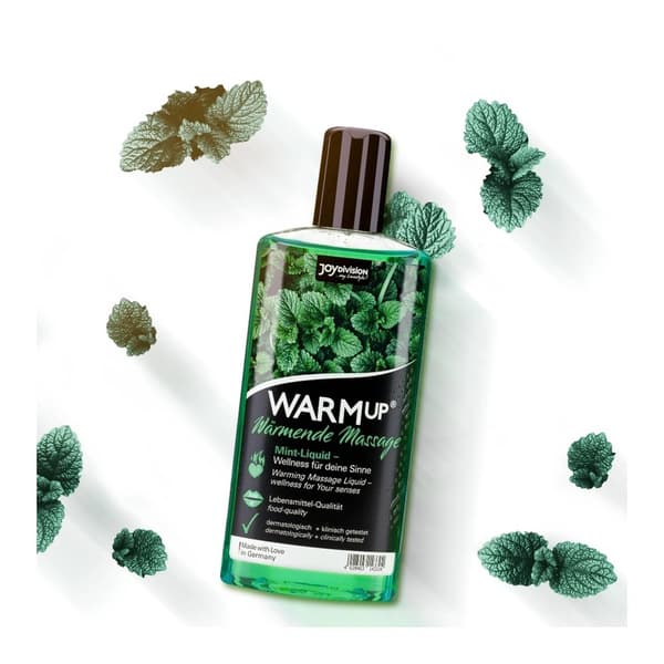 Erotisk massageolja värmer mint 150ml