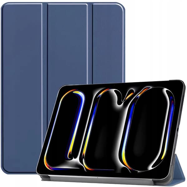 Smart Case iPad Pro 11. sukupolven 5 2024 (Laivastonsininen)