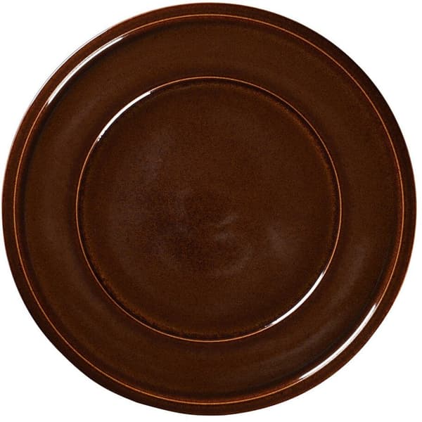 STONE Flat tallrik diameter 32 cm bärnsten