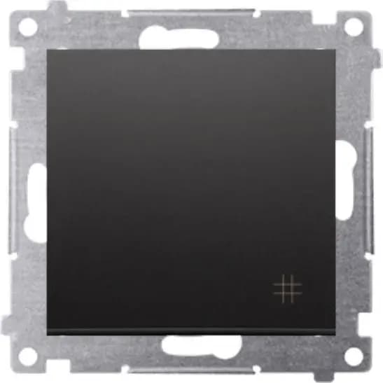 Kontakt-Simon Simon 54 Krydsforbinder (Modul) 16AX 250V skrueterminaler mat sort DW7A.01/49