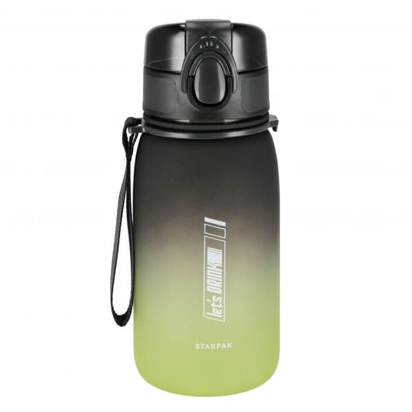 Vattenflaska 400ml ombre grön-svart