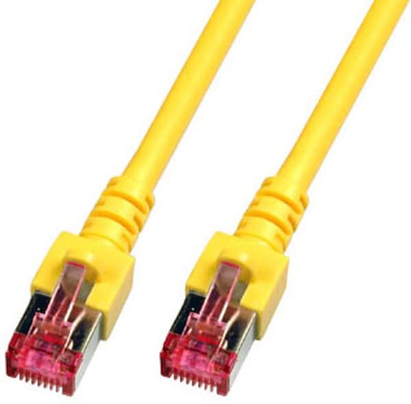 EFB RJ45 S/FTP patchkabel, Cat.6, LSZH, 7,5 m, gul