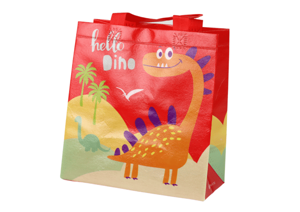 Dinosaur Gavepose Rød 23cm x 21.5cm x 11cm