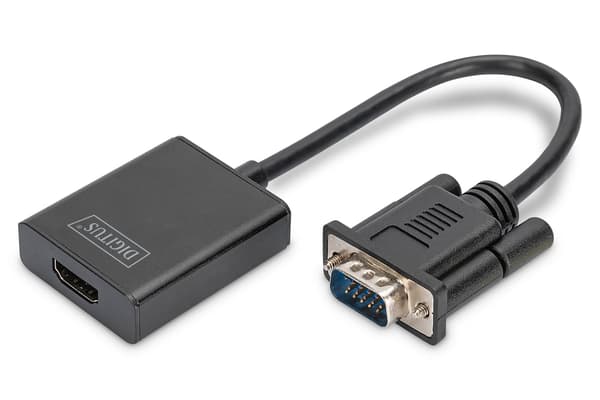 DIGITUS Video- / Audio-Adapter DA-70473 - HDMI / VGA - 15 cm