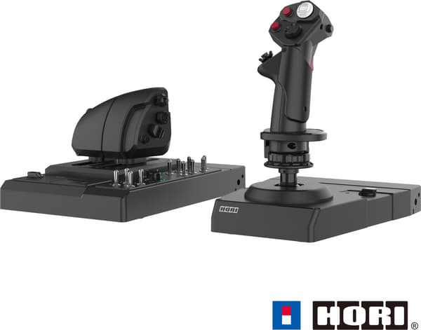 PC HOTAS flygkontrollsystem och fäste