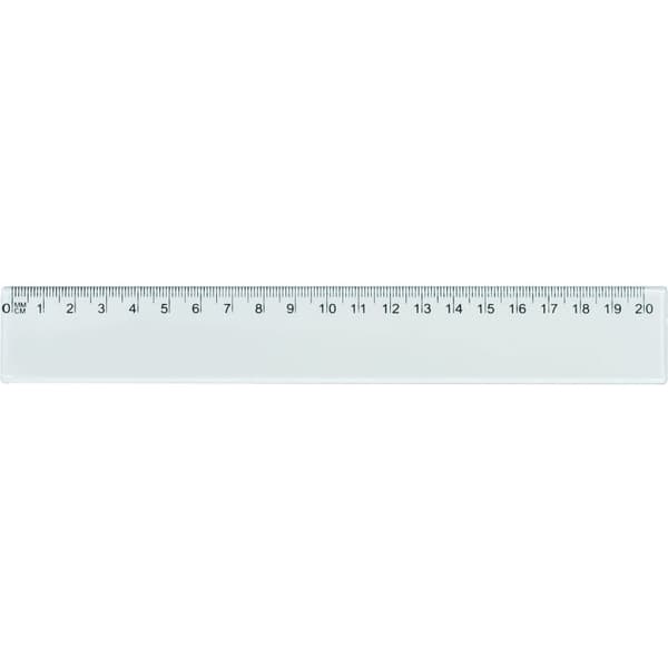 Plastik lineal 20 cm GRAND