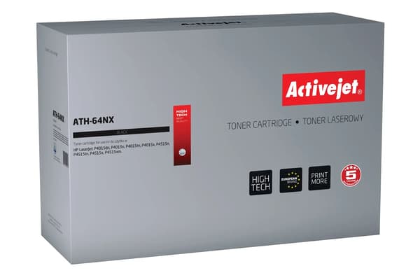 Värikasetti Activejet ATH-64NX musta, korvaa 64A:n (ATH64NX)
