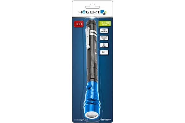 HOGERT MAGNETISK TELESKOPISK GRIPPER MED LED-LYGTE