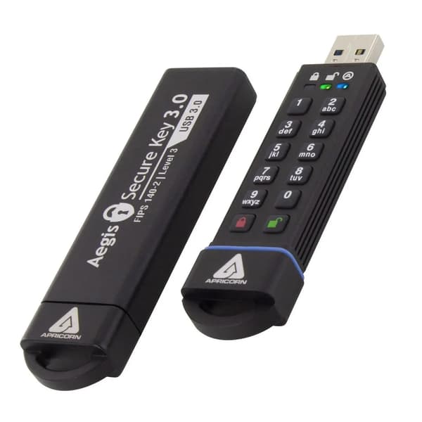 Apricorn Aegis Secure Key 3.0 - USB-flashdrev - 16 GB