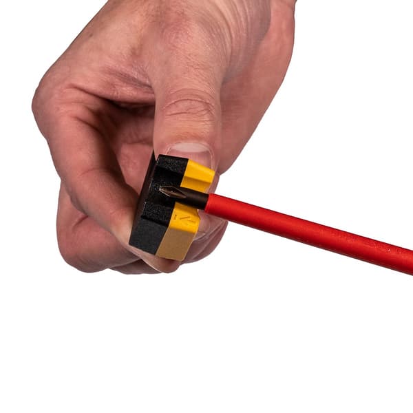 Sats med 6 borrar FELO Ergonic VDE + magnetiserare
