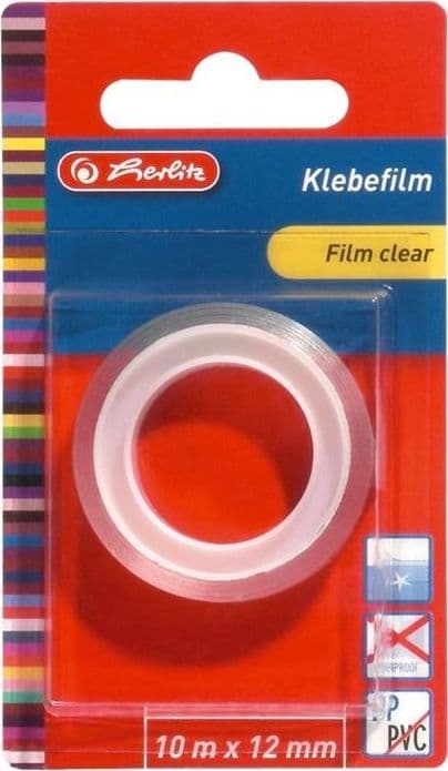 Teippi 10m/12mm läpinäkyvä