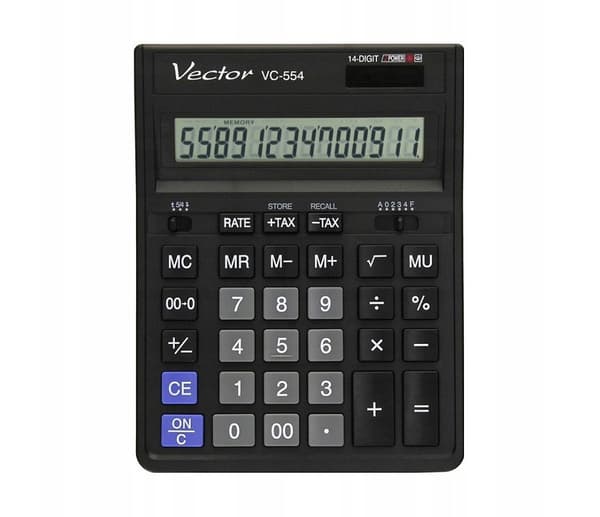 Vektorlommeregner (KAV VC-554X)