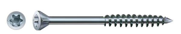 BUNDFORING (500) TX 3.5*55MM GALVANISERET HVID, LILLE LEB