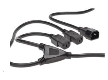 Strömkabel PREMIUMCord PREMIUMCORD c13 1xM/2xF - kpsy