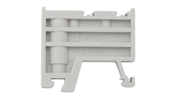 Hållare KU-1/35 för skenanslutningar grå A44-1208