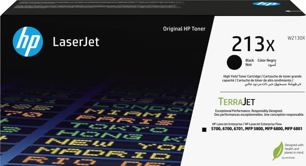 HP 213X - Højtydende - sort - original