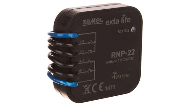 4-kanals batteri batteri radiosender RNP-22 EXL10000021