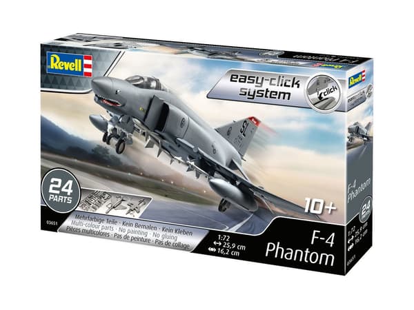 LENTOKONE 1/72 /03651/ EASY-CLICK F-4E PHANTOM