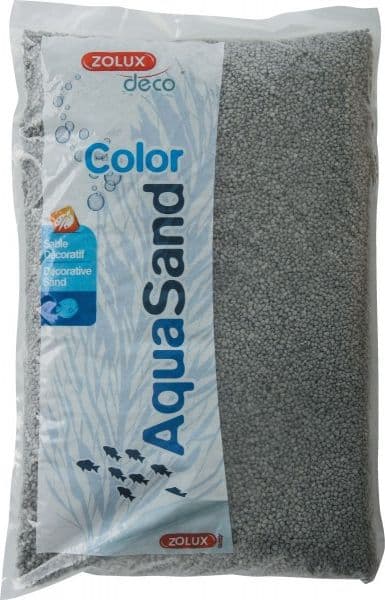 Zolux Aquasand Color pastelgrå 1kg