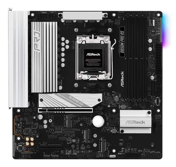 ASRock B850M PRO RS - bundkort - micro ATX - Socket AM5 - AMD B850