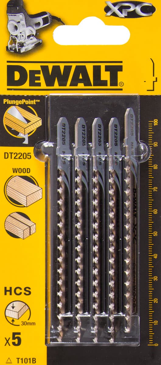 Dewalt-sahanterät XPC T-pidike 5 kpl - DT2205