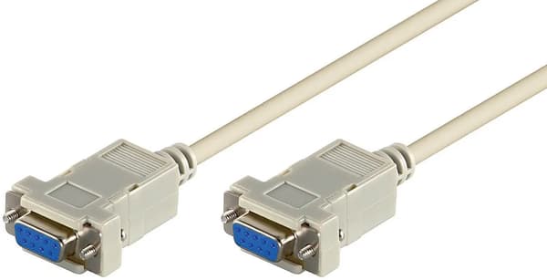 MicroConnect D-SUB 9-bens kabel, 2m seriel / serial 1:1