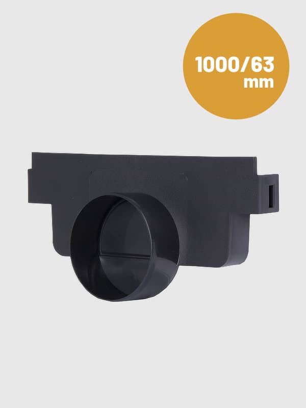 SYSTEM 1000*63 VENSTRE PROP - AFLØB