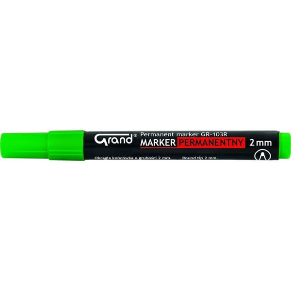 GRAND PERMANENT MARKER GRAND GR-103R, GRØN