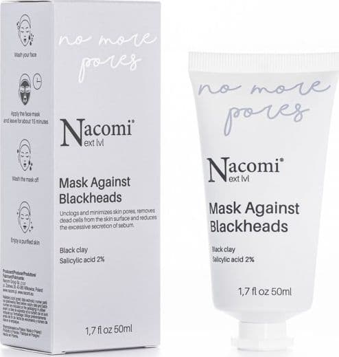 Nacomi Next Level Mustapäänaamio 50ml