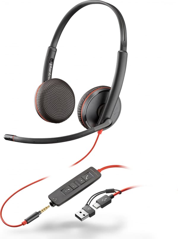 Poly Over-Ear Headset Blackwire 3225
