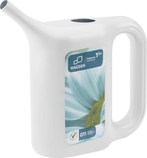 PLASTVANDKANDE TRAPEZIUM 1.5L LYSEGRÅ
