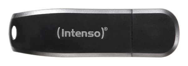 USB-tikku INTENSO Speed Line USB 3.0 16 GB Musta 16 GB DDR3 SDRAM