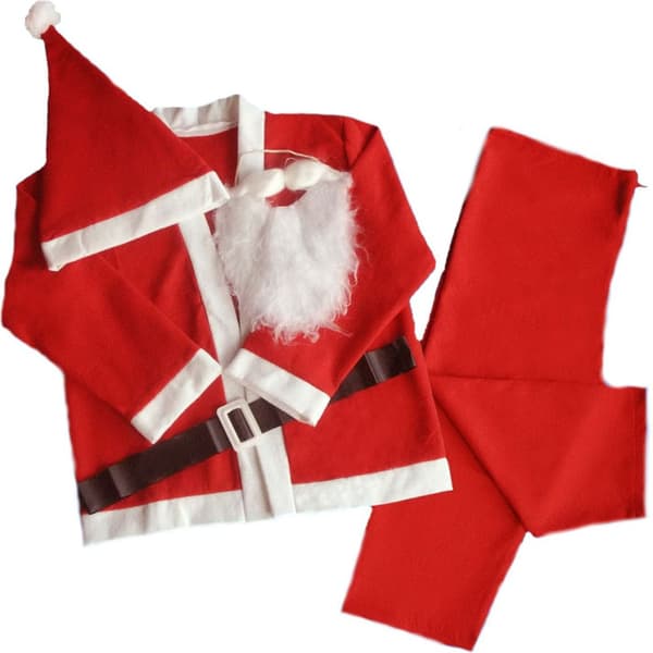 Bulinex Julemandskostume 5-dele rød størrelse XL (39-252)