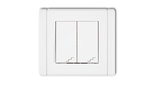 Rørmærke Flexi Dobbelt Trappe Hvid (FWP-33)