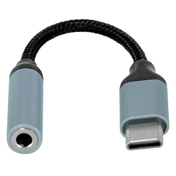 Beline Adapter USB-C/Jack 3,5mm grå DAC Samsung/iPhone 15