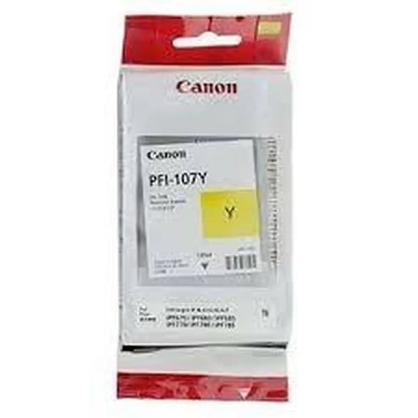 Canon blækpatron PFI-107 Y - Gul