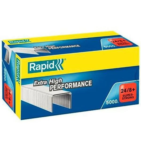 Staples Rapid SuperStrong 5000 stycken 24/8+ 8,5 mm