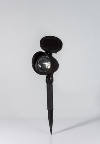 Aurinko-LED-suuntavalaisin IP44 musta VO0319