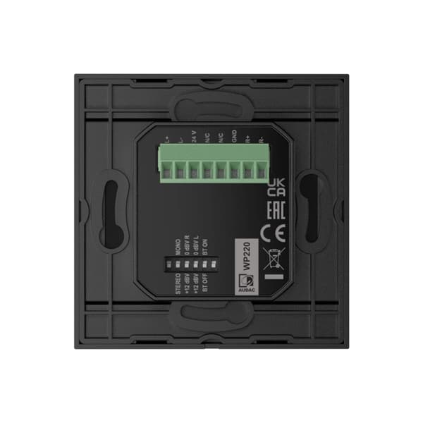 AUDAC WP220/B - Seinäpaneeli, musta